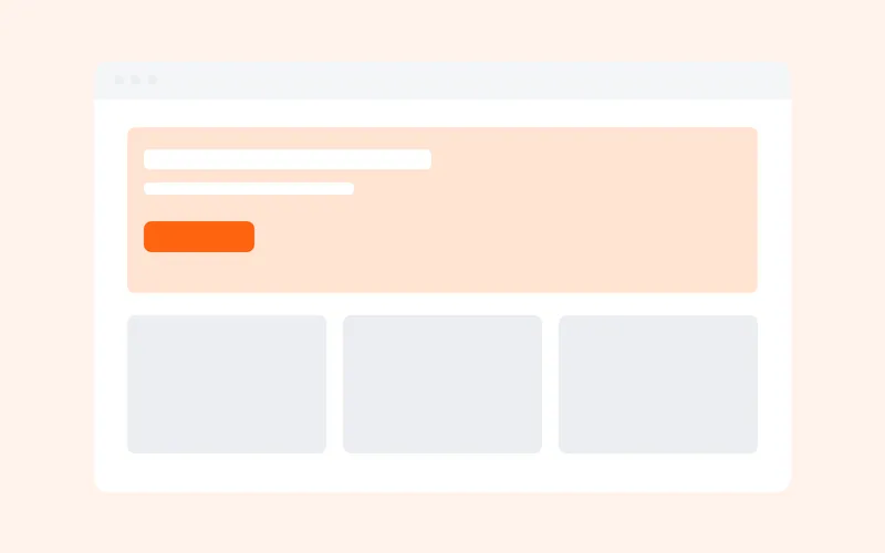 Placeholder illustration of the rebuilt store homepage