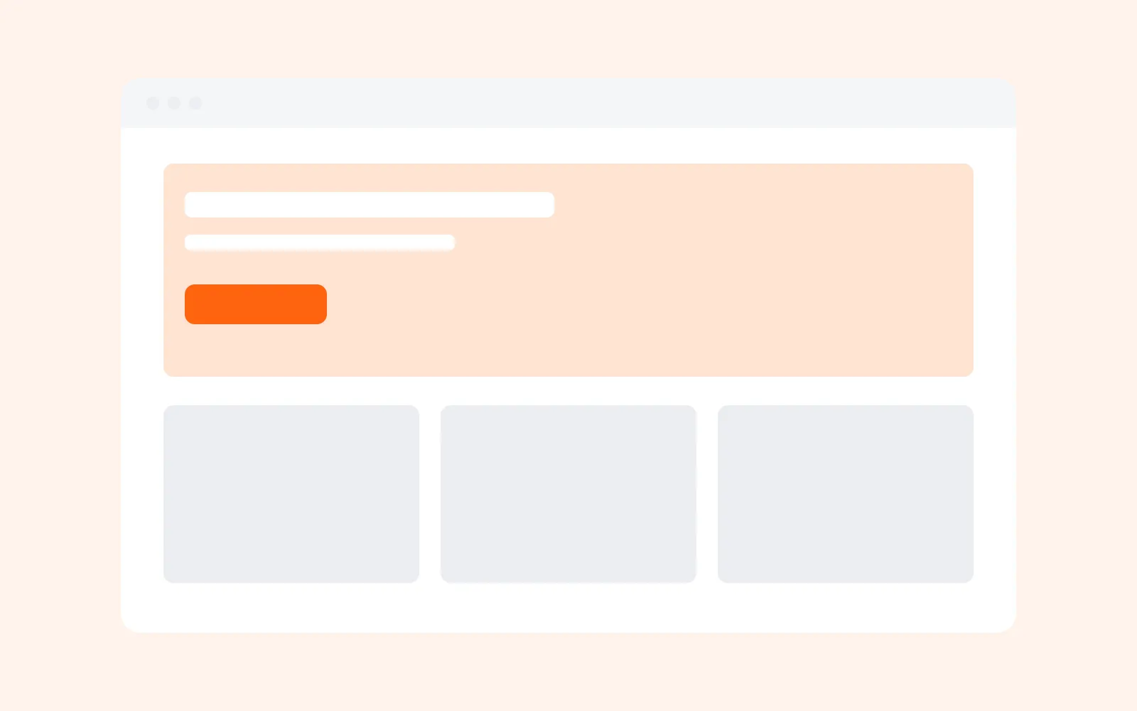 Placeholder illustration of the rebuilt store homepage